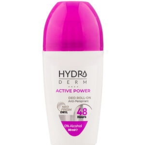 مام رول ضد تعریق بانوان هیدرودرم مدل Active Power حجم 50 میلی لیتر