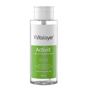 میسلار واتر ویتالیر  Activit مناسب پوست چرب حجم 250 میلی لیتر